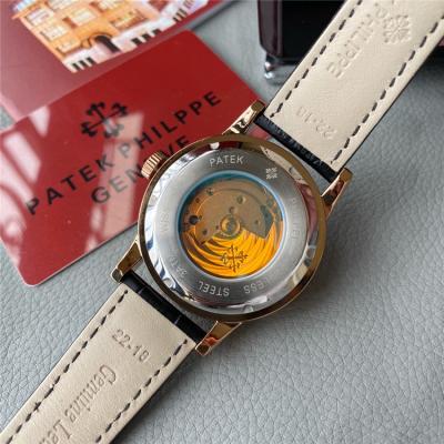 Replica Grand Complications Japan Miyota 8215 Automatic Mens Watch Starry Sky Dial Diamonds Case Leather Strap B E222