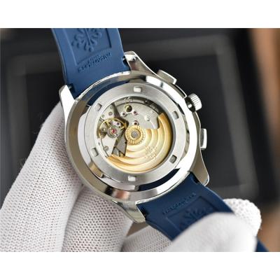 Replica Aquanaut A21j Automatic Movement Mens Watch Blue Dial Rubber Strap C E230