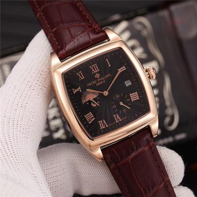 Replica Gondolo Japan Miyota 8215 Automatic Movement Mens Watch Black Dial Leather Strap G12