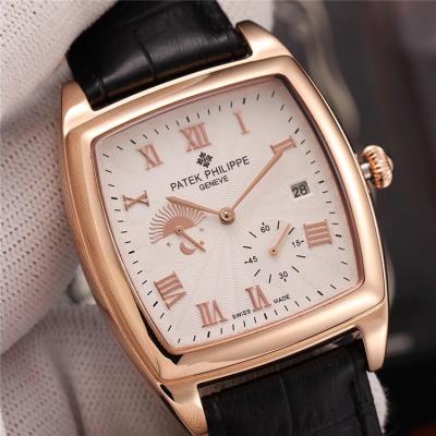 Replica Gondolo Japan Miyota 8215 Automatic Movement Mens Watch Black Dial Leather Strap G12