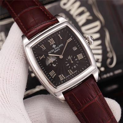 Replica Gondolo Japan Miyota 8215 Automatic Movement Mens Watch Black Dial Leather Strap G12