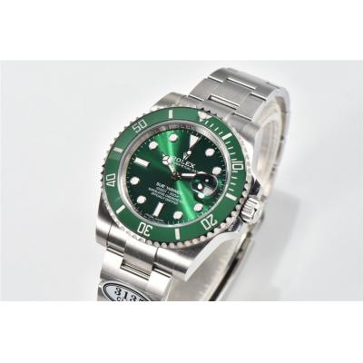 Submariner 116610LV VR3135 Automatic Mens Watch Best Edition Clean Ceramics Bezel Green Dial 904L SS Bracelet