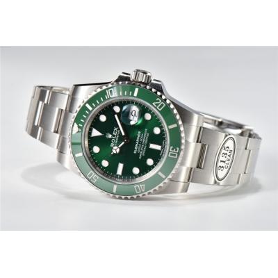 Submariner 116610LV VR3135 Automatic Mens Watch Best Edition Clean Ceramics Bezel Green Dial 904L SS Bracelet