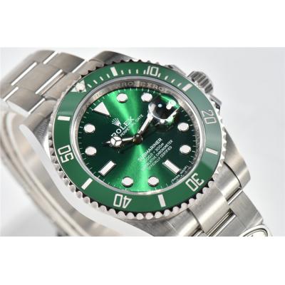 Submariner 116610LV VR3135 Automatic Mens Watch Best Edition Clean Ceramics Bezel Green Dial 904L SS Bracelet