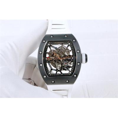 Replica RM035 NH05 Automatic Movement Mens Watch Skeleton Dial Rubber Strap A E24