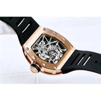 Replica RM035 NH05 Automatic Movement Mens Watch Skeleton Dial Rubber Strap B E24