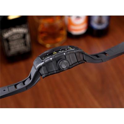 Replica RM35-01 A21j Automatic Movement Mens Watch Skeleton Dial Rubber Strap B E28