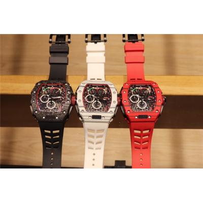 Replica RM50-03 A21j Automatic Movement Mens Watch Skeleton Dial Rubber Strap E45