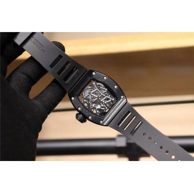 Replica RM052-2 Japan Miyota 8215 Automatic Movement Mens Watch Skeleton Dial Rubber Strap E47