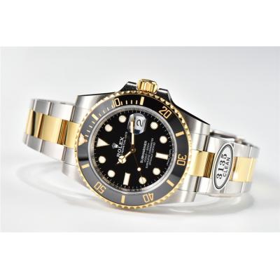 Submariner 116613 VR3135 Automatic Mens Watch Best Edition Clean Two Tone YG Ceramic Bezel Black Dial 904L SS Bracelet