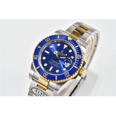 Submariner 116613 VR31355 Automatic Mens Watch Best Editio Clean Two Tone YG Ceramic Bezel Blue Dial 904L SS Bracelet