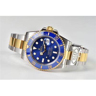 Submariner 116613 VR31355 Automatic Mens Watch Best Editio Clean Two Tone YG Ceramic Bezel Blue Dial 904L SS Bracelet