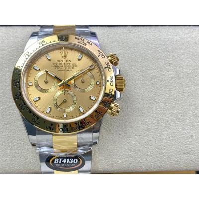 Daytona 116503 SA4130 Automatic Chronograph Mens Watch Best Edition BTF Two Tone YG Champagne Dial 904L SS Bracelet CHS