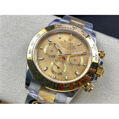 Daytona 116503 SA4130 Automatic Chronograph Mens Watch Best Edition BTF Two Tone YG Champagne Dial 904L SS Bracelet CHS