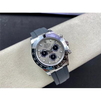 Daytona 116519 SA4130 Automatic Chronograph Mens Watch Best Edtiion BTF Gray Black Dial Oysterflex Rubber CHS