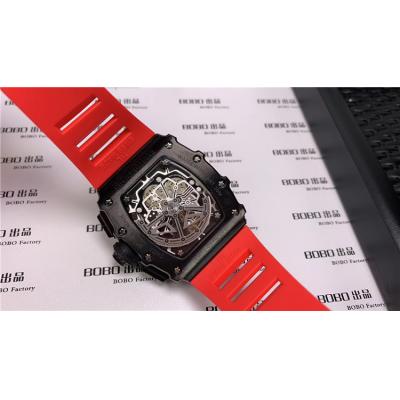 Replica RM11-03 A21j Automatic Movement Mens Watch Skeleton Dial Rubber Strap E61