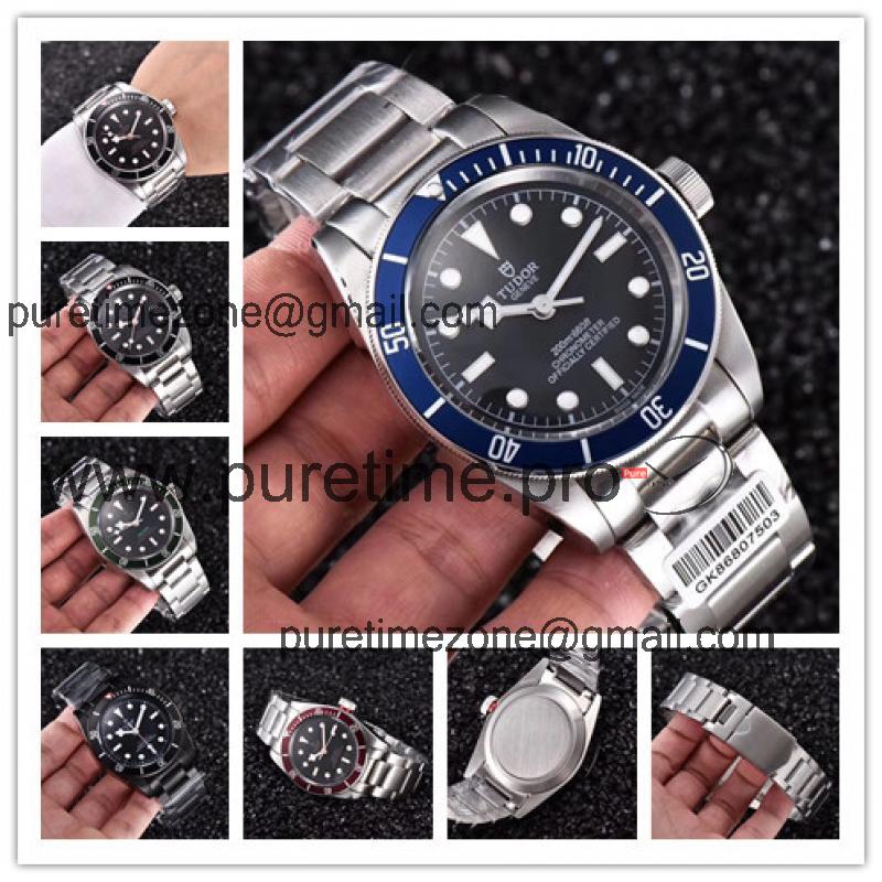 Replica Black Bye Japan Miyota 8215 Automatic Movement Mens Watch Black Dial Stainless Steel E01