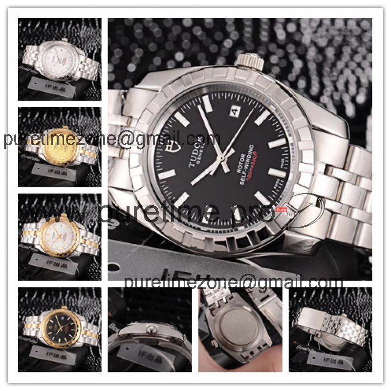 Replica Heritage Advisor A21j Automatic Movement Mens Watch Black Dial Stainless Steel C E29