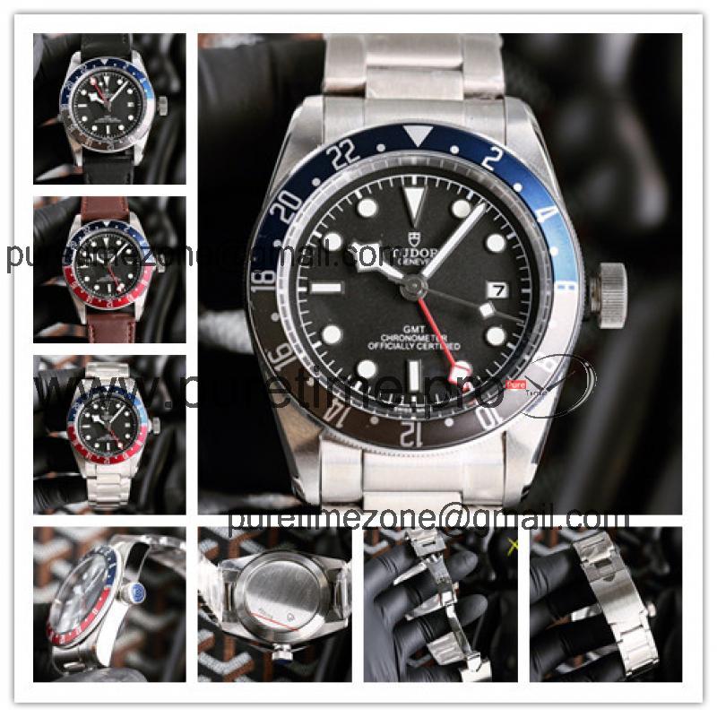 Replica Black Bye A21j Automatic Movement Mens Watch Black Dial Stainless Steel G10