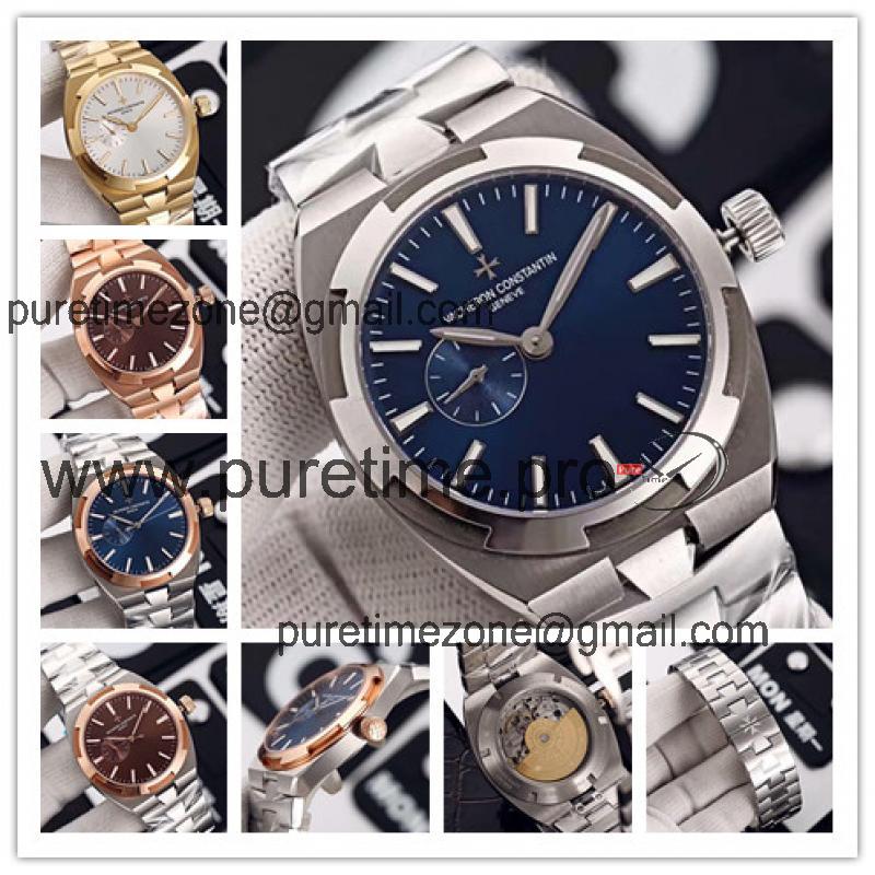 Replica Overseas Japan Miyota 8215 Automatic Movement Mens Watch Blue Dial Stainless Steel E03