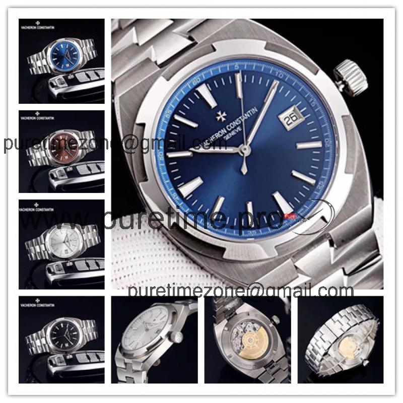 Replica Overseas 5100 Automatic Movement Mens Watch Blue Dial Stainless Steel A E06