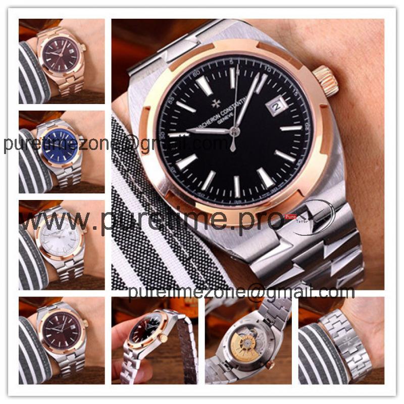 Replica Overseas A21j Automatic Movement Mens Watch Black Dial Stainless Steel E32