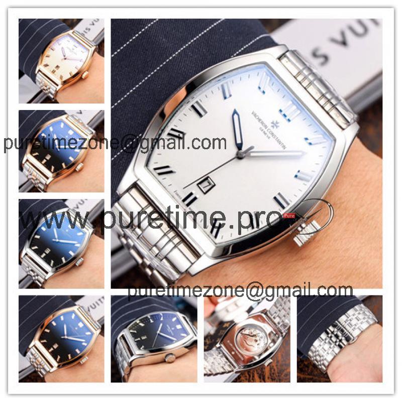 Replica Malte A21j Automatic Movement Mens Watch White Dial Stainless Steel B E34