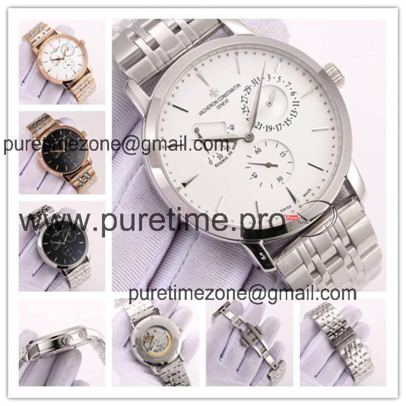 Replica Patrimony A21j Automatic Movement Mens Watch White Dial Stainless Steel A E74