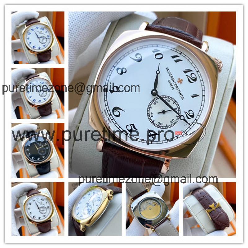 Replica Harmony A21j Automatic Movement Mens Watch White Dial Leather Strap A E121