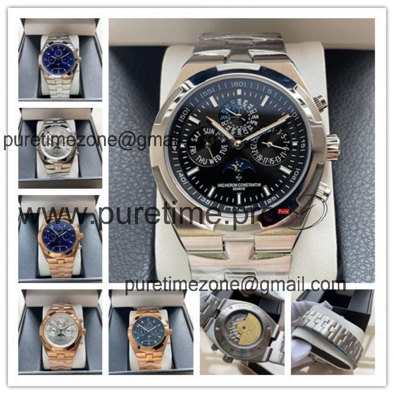 Replica Overseas A21j Automatic Movement Mens Watch Black Dial Stainless Steel E167