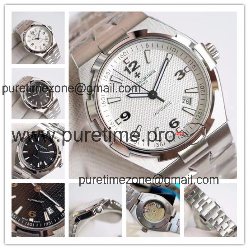 Replica Overseas A21j Automatic Movement Mens Watch White Dial Stainless Steel A E169