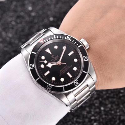 Replica Black Bye Japan Miyota 8215 Automatic Movement Mens Watch Black Dial Stainless Steel E01