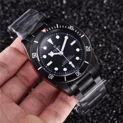 Replica Black Bye Japan Miyota 8215 Automatic Movement Mens Watch Black Dial Stainless Steel E01