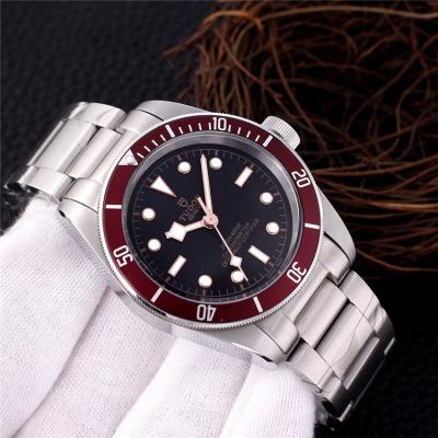 Replica Black Bye A21j Automatic Movement Mens Watch Black Dial Stainless Steel E06