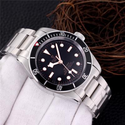 Replica Black Bye A21j Automatic Movement Mens Watch Black Dial Stainless Steel E06