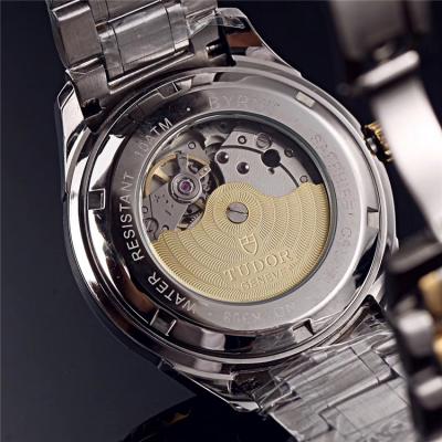 Replica Heritage Advisor Japan Miyota 8215 Automatic Movement Mens Watch Silver Dial Two Tone Yellow Gold A E15