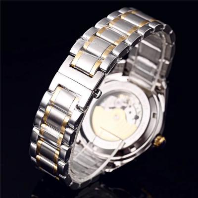 Replica Heritage Advisor Japan Miyota 8215 Automatic Movement Mens Watch Silver Dial Two Tone Yellow Gold A E15