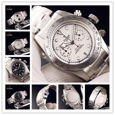 Replica Grantour Japan Quartz Chronograph Movement Mens Watch White Dial Stainless Steel E22