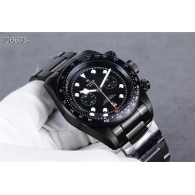 Replica Grantour A2813 Automatic Movement Mens Watch Black Dial PVD Steel A E25