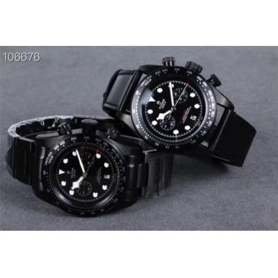 Replica Grantour A2813 Automatic Movement Mens Watch Black Dial PVD Steel A E25