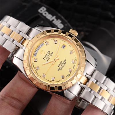 Replica Heritage Advisor A21j Automatic Movement Mens Watch Gold Dial Two Tone Yellow Gold A E29