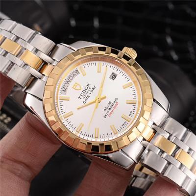 Replica Heritage Advisor A21j Automatic Movement Mens Watch White Dial Two Tone Yellow Gold B E29