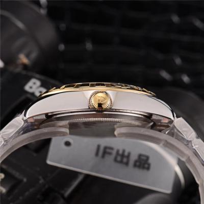 Replica Heritage Advisor A21j Automatic Movement Mens Watch Black Dial Two Tone Yellow Gold D E29