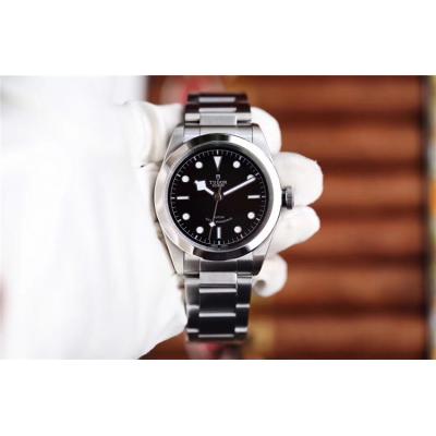 Replica Black Bye A2824 Automatic Movement Mens Watch Black Dial Stainless Steel E38