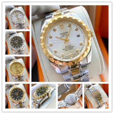 Replica Heritage Advisor Japan Miyota 8215 Automatic Mens Watch Silver Dial Two Tone Yellow Gold B E41