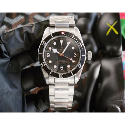 Replica Black Bye A21j Automatic Movement Mens Watch Black Dial Stainless Steel E48