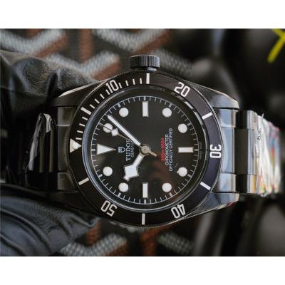 Replica Black Bye A21j Automatic Movement Mens Watch Black Dial Stainless Steel E48