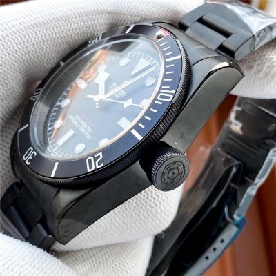 Replica Black Bye A21j Automatic Movement Mens Watch Black Dial Stainless Steel E52