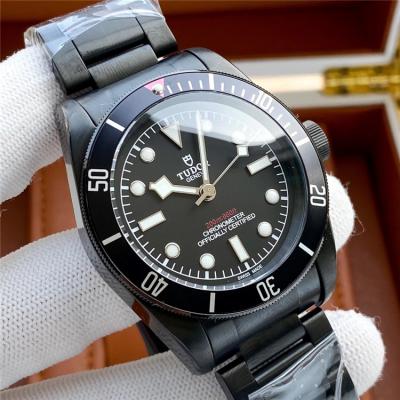 Replica Black Bye A21j Automatic Movement Mens Watch Black Dial Stainless Steel E52