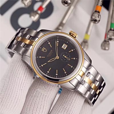 Replica Japan Miyota 8218 Automatic Mens Watch White Dial Two Tone Yellow Gold F02